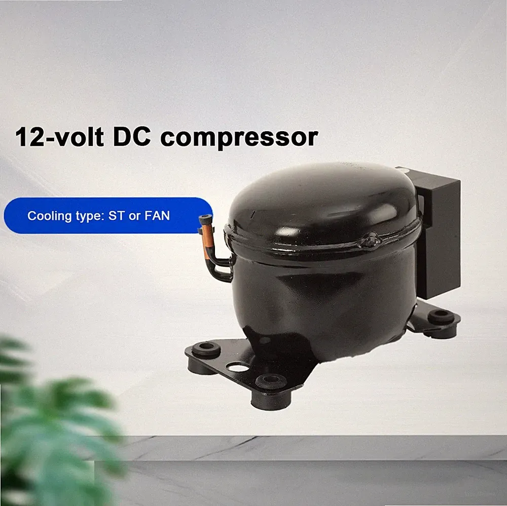 12V 24V DC Car Refrigeration Air Compressor Fridge Freezer Marine Solar QDZH25G