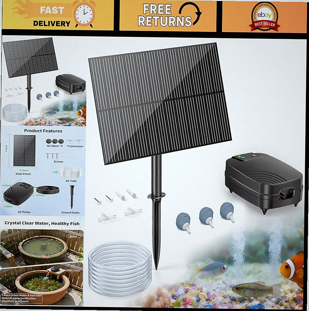 Solar powered air compressor