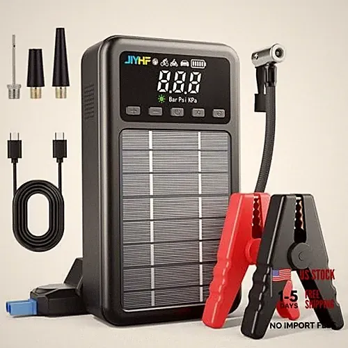 Portable Power Station 74Wh, Solar Generator & Backup Power with 45W USB Black